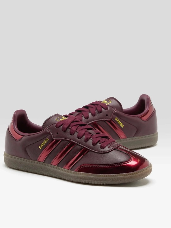 adidas Shoes - adidas Samba OG Maroon / Metallic / Gold